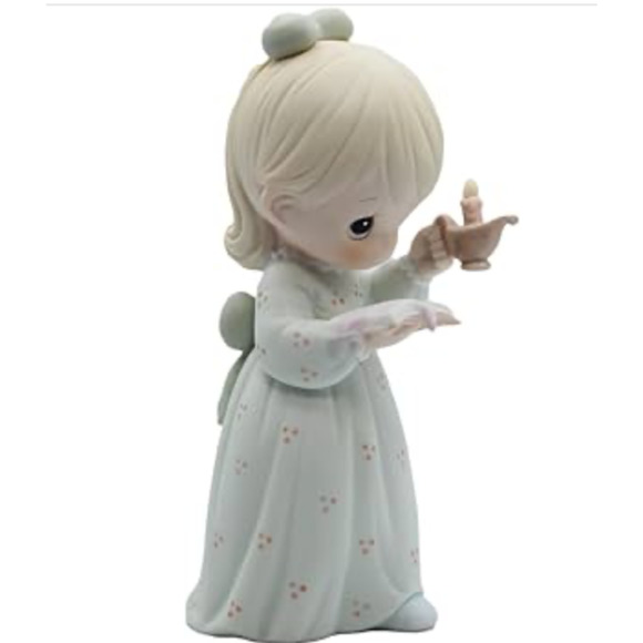 Precious Moments Once Upon A Holy Night Figurine 1990 Child Christmas Ornament - Picture 1 of 4